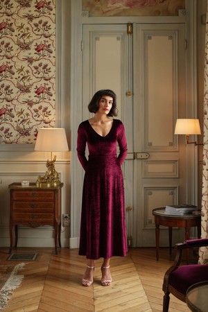 Azure Velvet Dress from GAÂLA