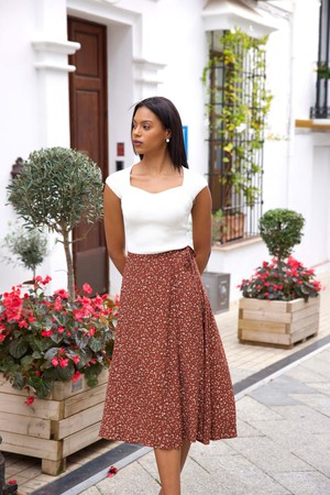 Mara Wrap Skirt from GAÂLA