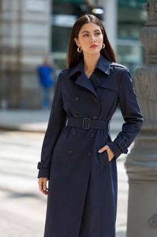Kelianne Cotton Trench Coat via GAÂLA