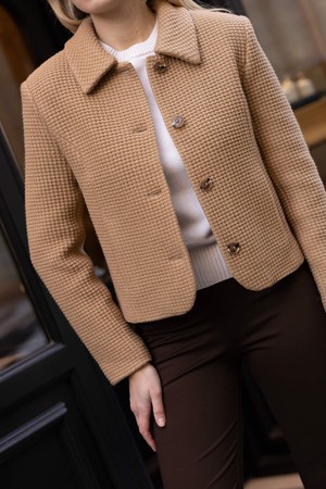 Melanie Wool Short Coat from GAÂLA