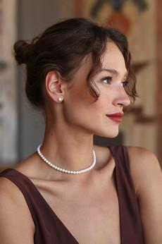 Jackie Pearl Necklace via GAÂLA