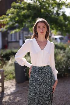 Yvette Silk Blouse via GAÂLA