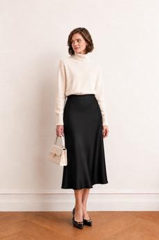 Lia Silk Skirt via GAÂLA