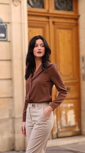 Rhea Silk Blouse from GAÂLA