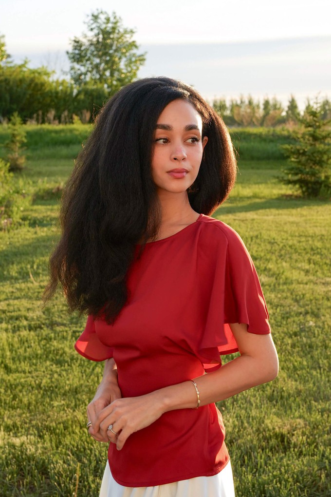 Lyra Silk Top from GAÂLA