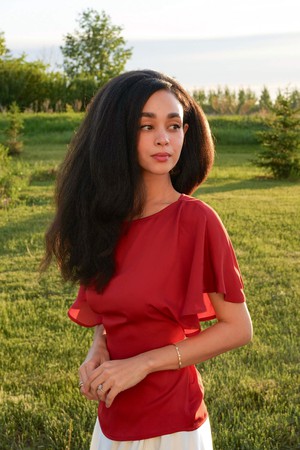 Lyra Silk Top from GAÂLA