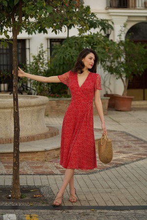 Arlette Wrap Dress from GAÂLA