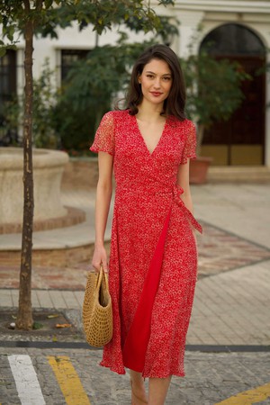 Arlette Wrap Dress from GAÂLA