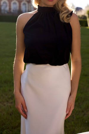 Cindy Bow Tie Neck Top from GAÂLA