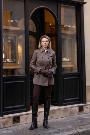 Leanne Short Trench Coat from GAÂLA