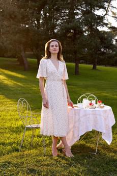 Flora Wrap Dress via GAÂLA