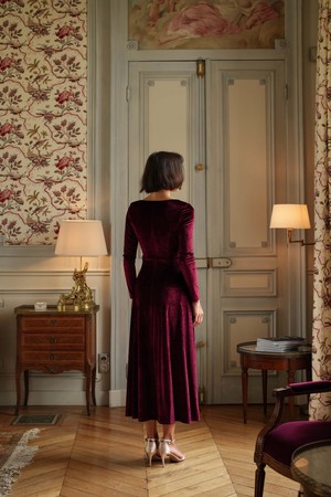 Azure Velvet Dress from GAÂLA