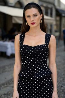 Nayla Polka Dot Top via GAÂLA