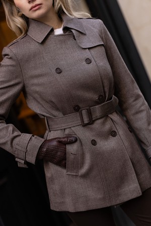 Leanne Short Trench Coat from GAÂLA