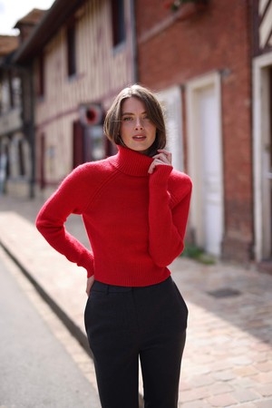 Naomi Mohair Roll-Neck Sweater from GAÂLA