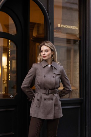 Leanne Short Trench Coat from GAÂLA