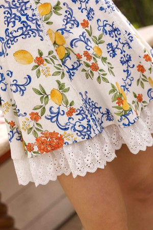 Lissa Print Mini Dress from GAÂLA
