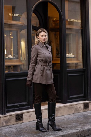 Leanne Short Trench Coat from GAÂLA