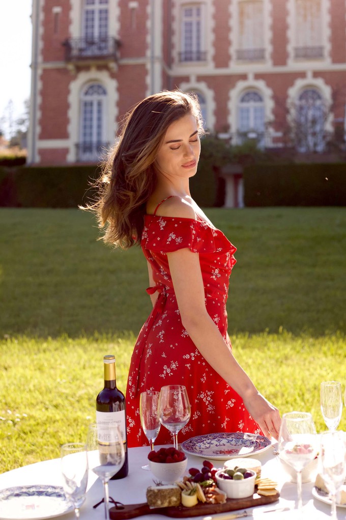 Lana Ruffle Dress from GAÂLA