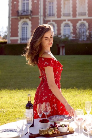 Lana Ruffle Dress from GAÂLA