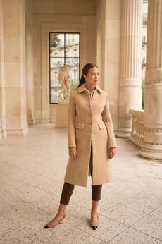 Evelyn Wool Coat via GAÂLA