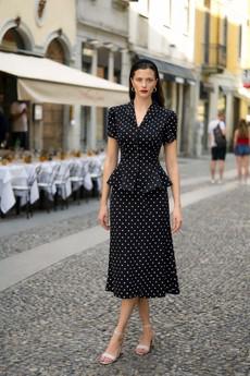 Andi Polka Dot Skirt via GAÂLA
