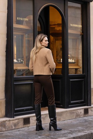 Melanie Wool Short Coat from GAÂLA