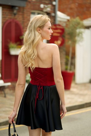 Eleanor Cropped Corset Top from GAÂLA