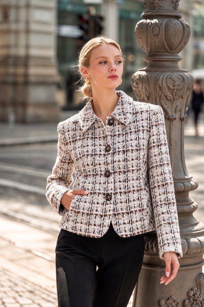 Melanie Wool Short Coat from GAÂLA
