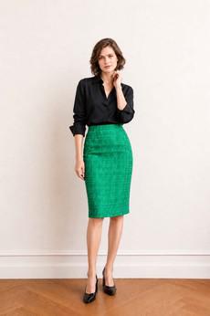 Martina Tweed Skirt via GAÂLA