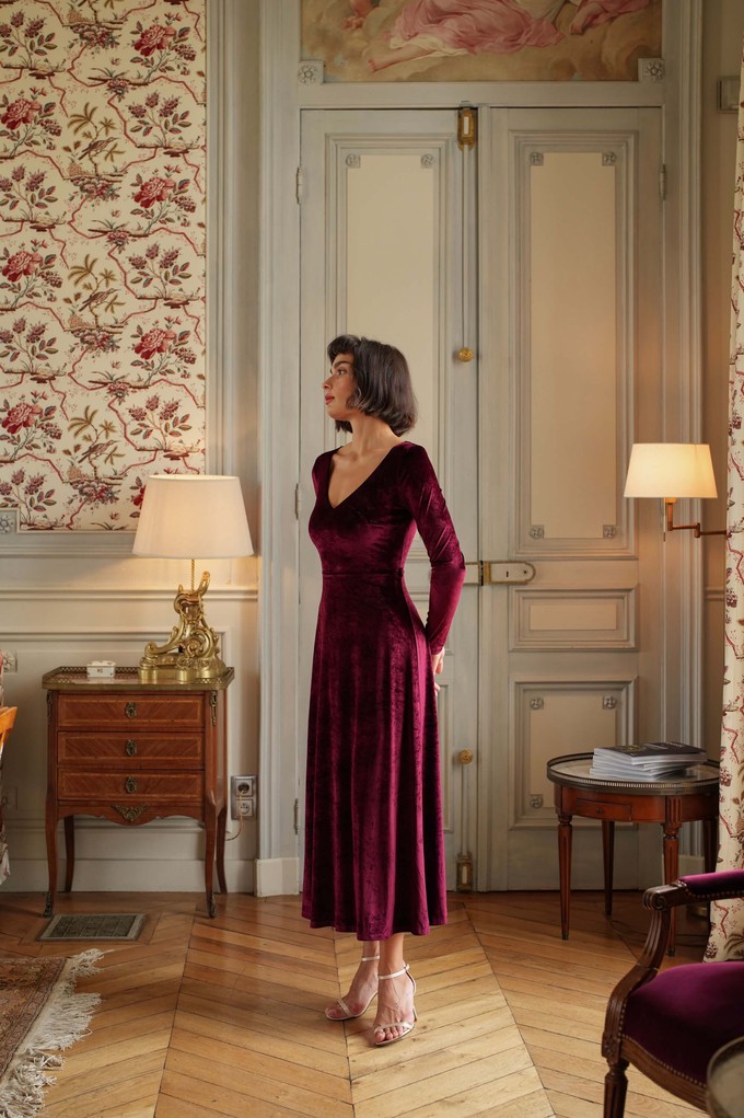Azure Velvet Dress from GAÂLA