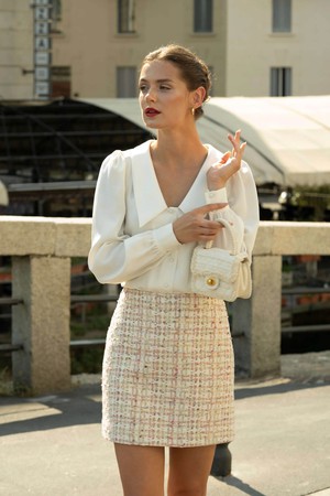 Ayla Tweed Skirt from GAÂLA