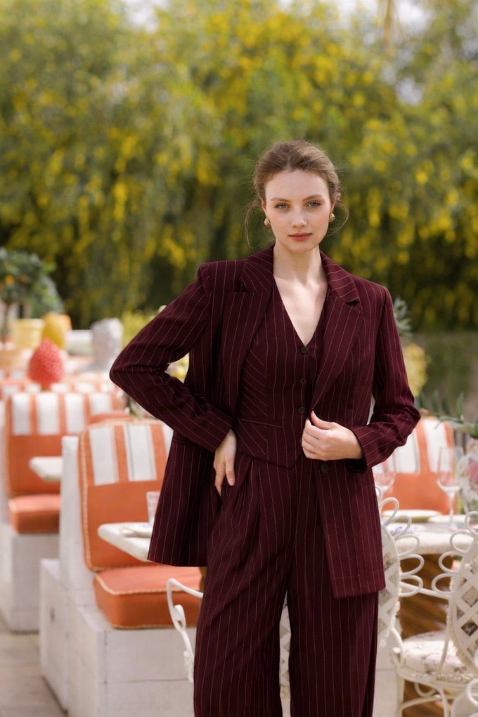 Adelia Striped Jacket from GAÂLA