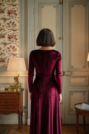 Azure Velvet Dress from GAÂLA