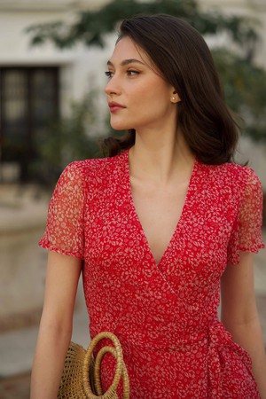 Arlette Wrap Dress from GAÂLA