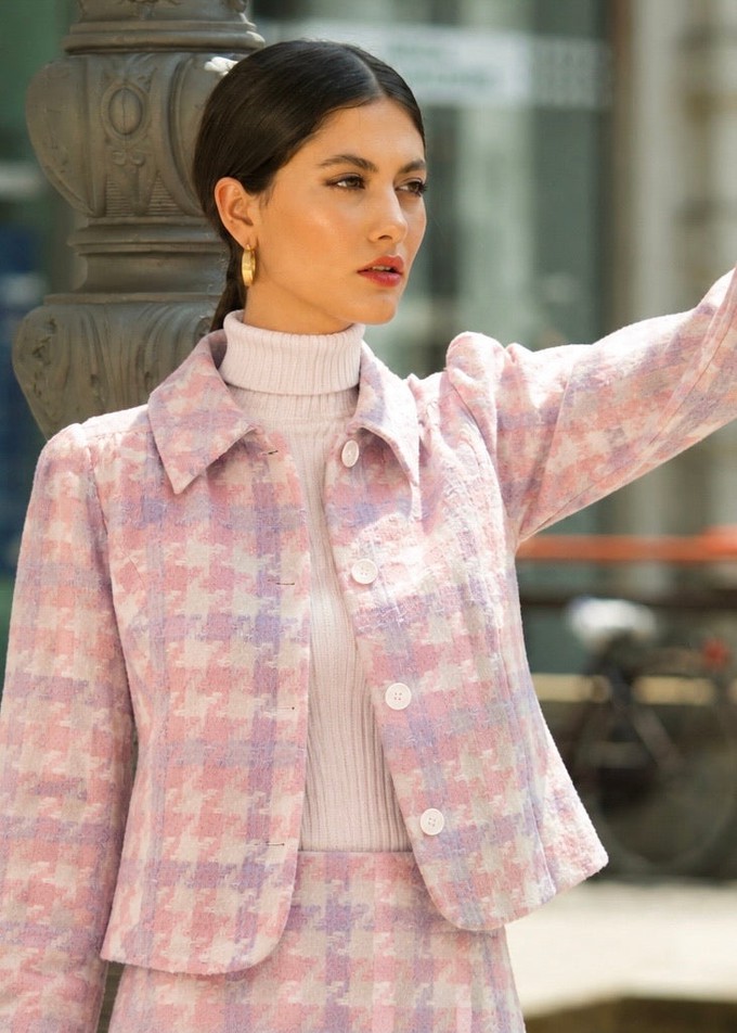 Melanie Wool Short Coat from GAÂLA