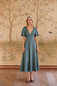 Coralie Silk Dress via GAÂLA