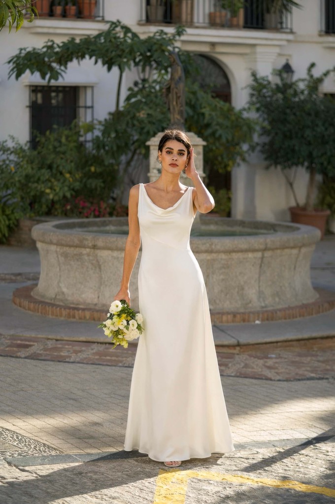 Charlize Cowl-Neck Dress from GAÂLA