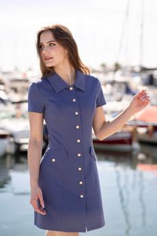 Lea Button-Down Dress via GAÂLA