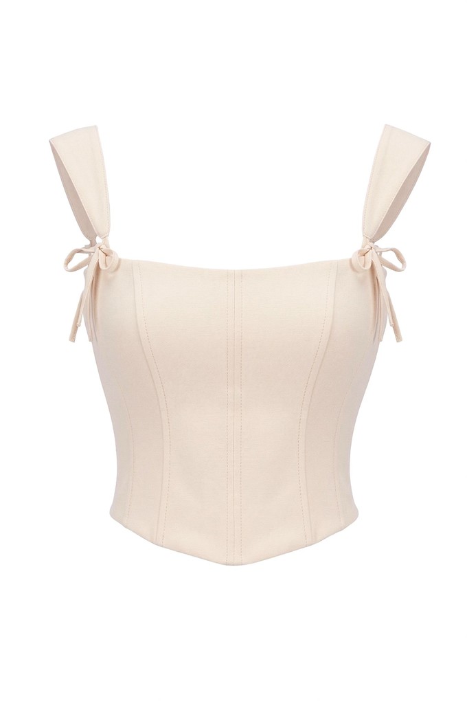 Jeanette Linen Corset Top from GAÂLA