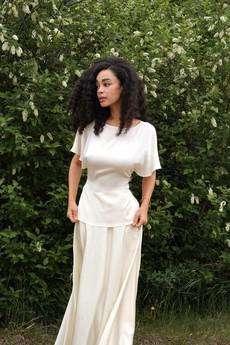 Lyra Silk Top via GAÂLA