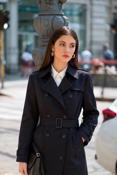 Kelianne Wool Trench Coat via GAÂLA