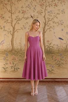 Bardot Linen Dress via GAÂLA