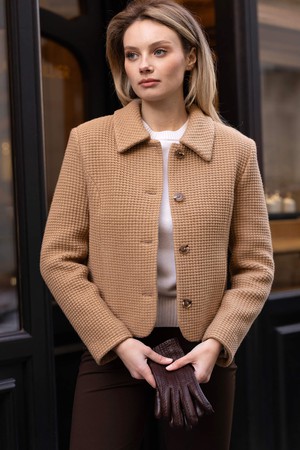 Melanie Wool Short Coat from GAÂLA