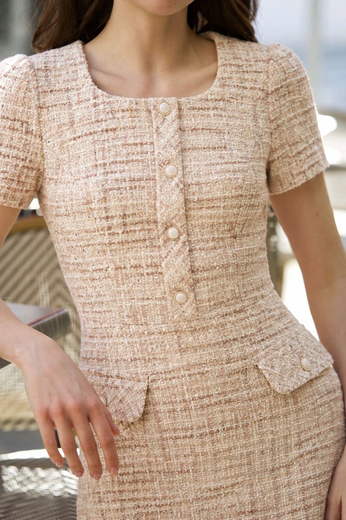 Dina Wool Tweed Mini Dress from GAÂLA