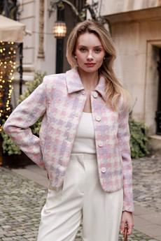 Melanie Wool Short Coat via GAÂLA