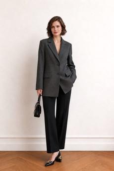Meredith Single-Breasted Blazer via GAÂLA