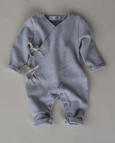 Warm baby suit – Grey Melange from Glow - the store