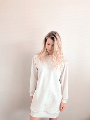 Sweater dress – Creme from Glow - the store