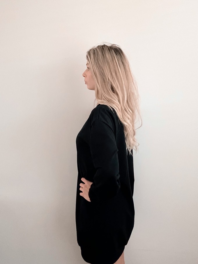 Sweater dress – Black from Glow - the store